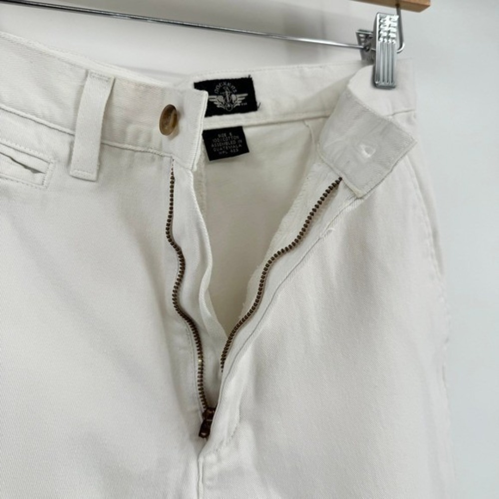 Dockers Vtg High-Waisted Tapered Women's White Trousers Sz 6 - Picture 2 of 16